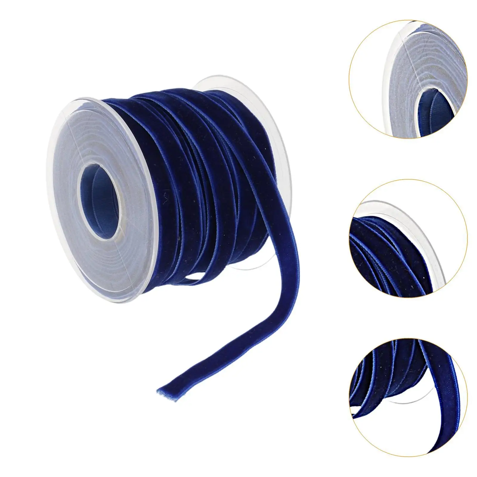 Velvet Ribbon Fashionable Florist Ribbon with Spool for Gift Wrapping Decoration Birthday Bow Making Anniversary Handmade Crafts