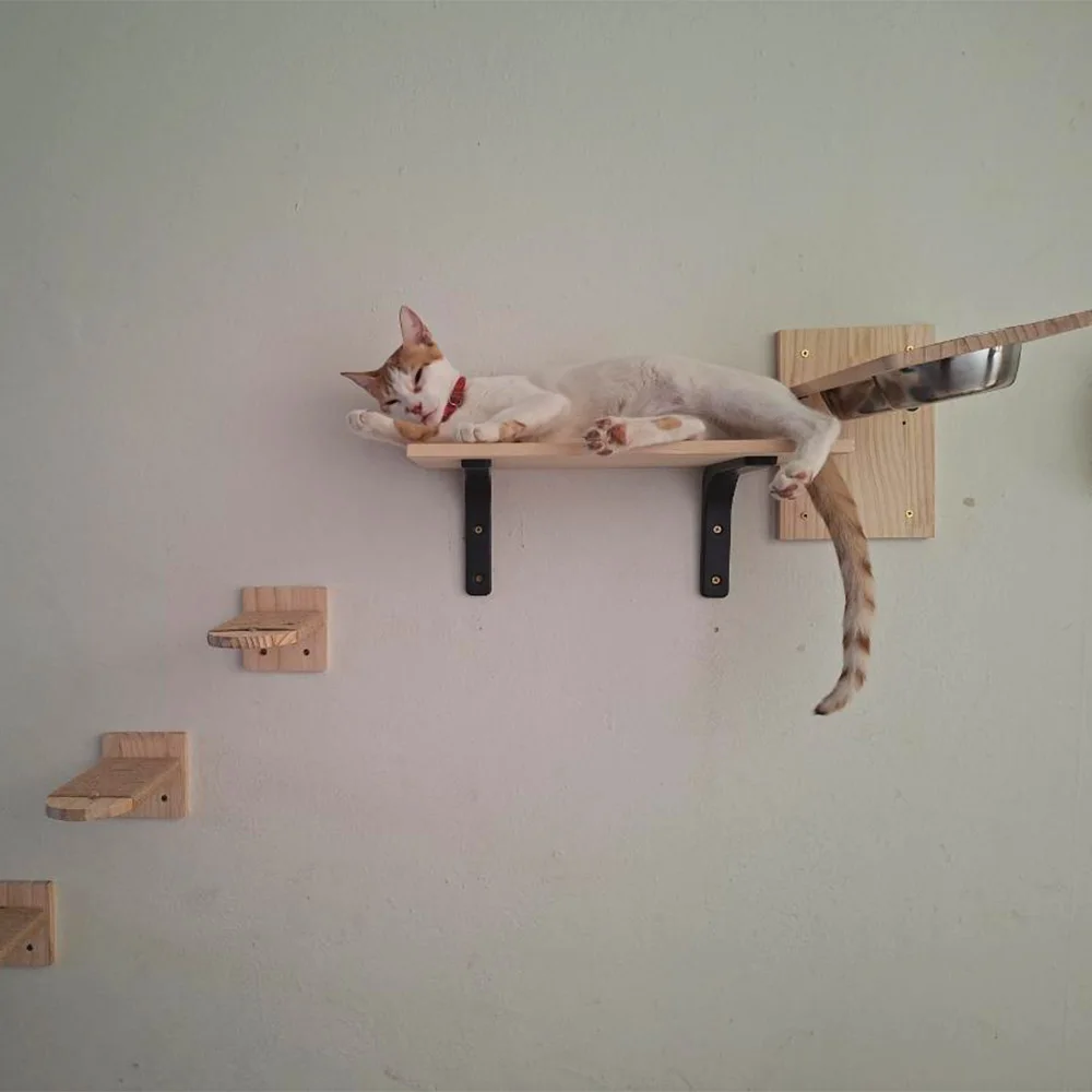 Árbol rascador para gatos con plataforma y hamaca interior - imagen 5