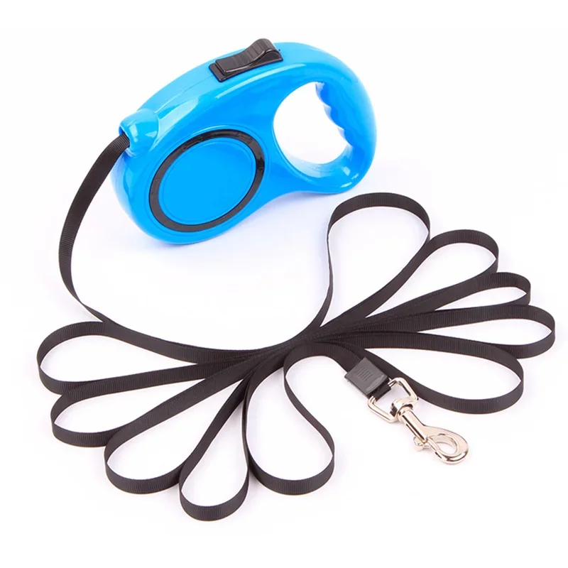 Correa retráctil para caminar de 3M y 5M para perros pequeños, cadena de plomo automática de nailon para mascotas, correas para Chihuahua y Pug, suministros para mascotas - imagen 4