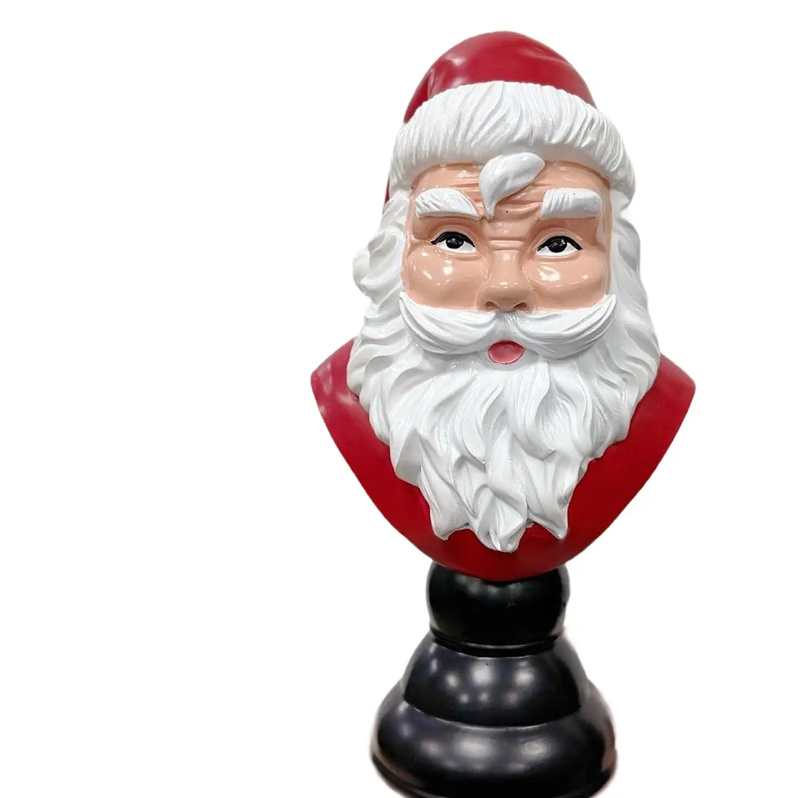 Santa Half Body Statue Sculpture Creative Traditional Adornment Desktop Ornament Crafts for Home Office Bedroom Cabinet Decor Santa Half Body Statue Sculpture Creative Traditional Adornment Desktop Ornament Crafts for Home Office Bedroom Cabinet Decor