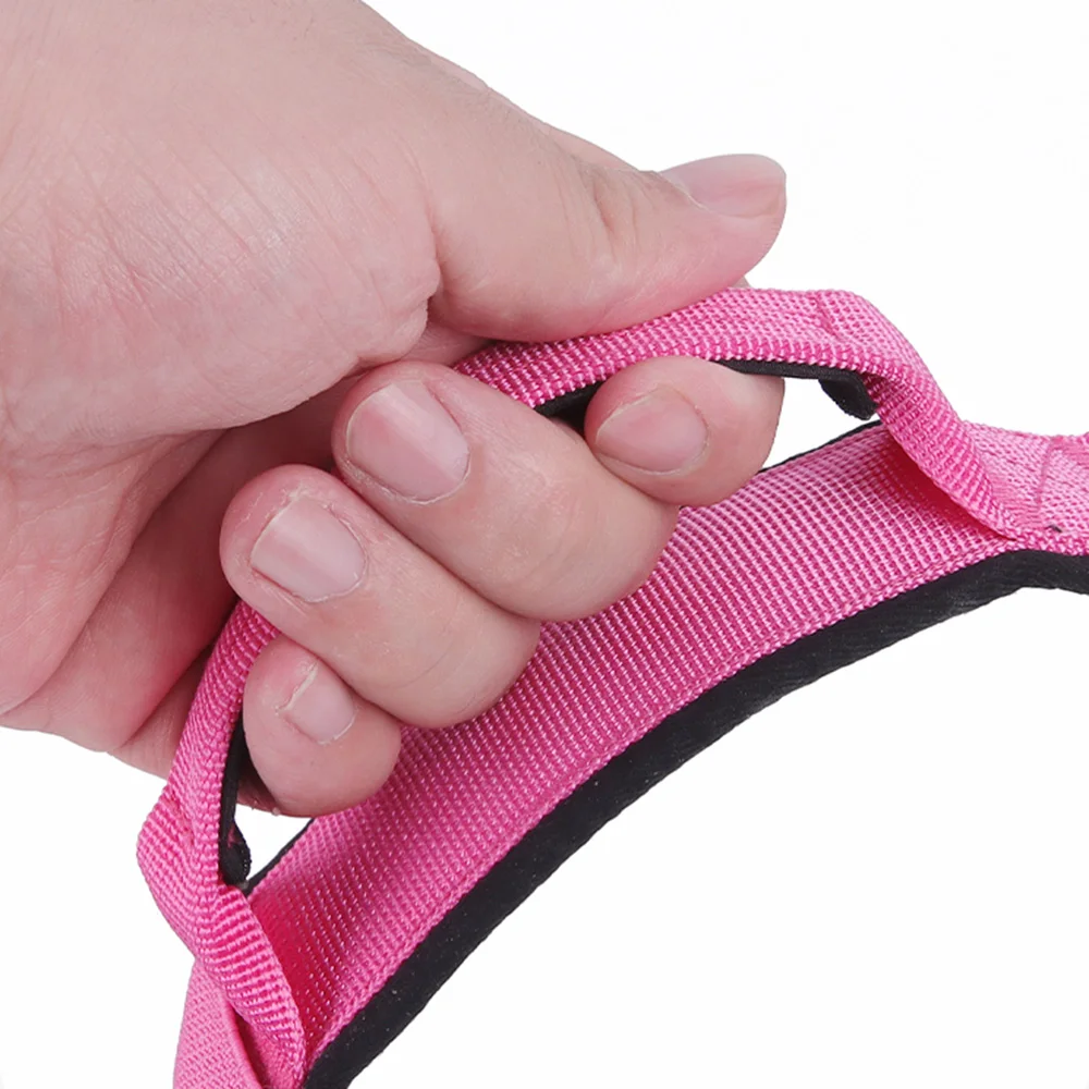 Durable Metal Buckle Pet Collars for Medium Large Dogs Solid Nylon Big Dog Collar with Handle Greyhound mascotas Accessories - imagen 4