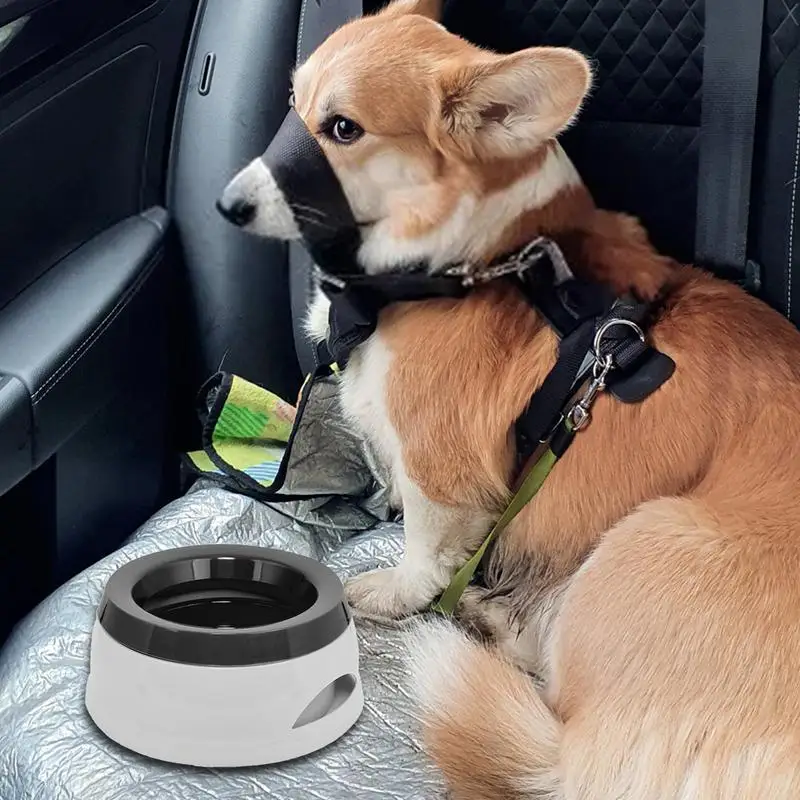 Cuenco para coche de mascotas fácil de limpiar, cuenco para comida y agua para mascotas fácil de usar, apto para lavavajillas, cuenco para coche para mascotas - imagen 5