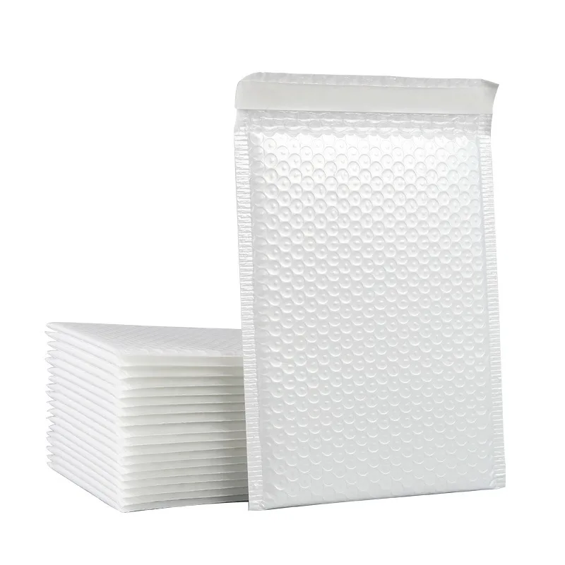 18x23/20x25cm 50 Uds blanco para empaquetar productos DeliveBubble Mailers bolsas de embalaje para empaquetar productos paquete de entrega sobre Mailer - imagen 2