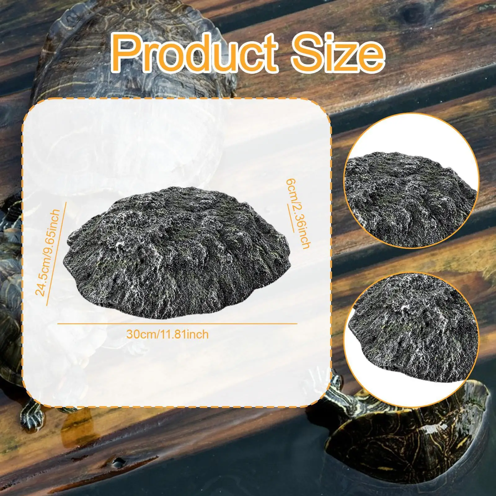 Turtle Basking Platform Sturdy Reptiles Dock Tortoise Resting Dock Aquarium Decoration for Frog Geckos Terrapin Tortoise Iguanas