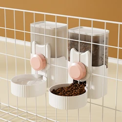 Tetera colgante para mascotas, dispensador de agua colgante para gatos, alimentadores de agua automáticos para perros, jaula colgante, suministros para mascotas