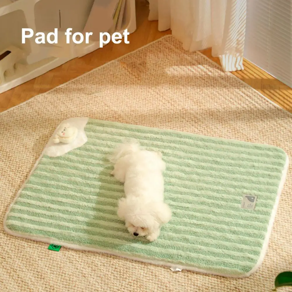 Alfombrilla de lana de algodón suave para mascotas, alfombra versátil, cómoda almohadilla para dormir, manta de cama cálida para gatos y perros, sofá Premium para mascotas - imagen 4