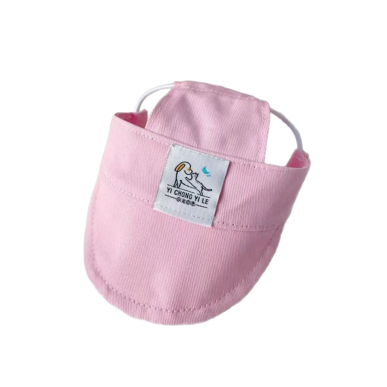 Sombrero de lengua de pato para perro, gato, Color helado, protector solar ajustable, sombrero de sombrilla para perro de tamaño pequeño y mediano - imagen 5