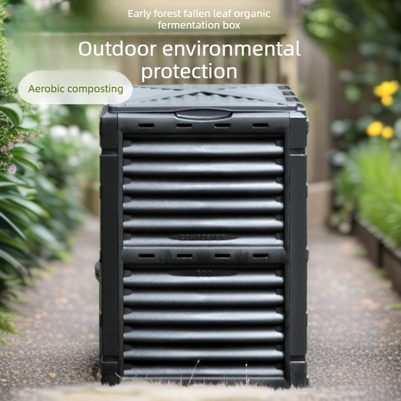 Compostador exterior 300L para jardín - fermentación aeróbica - imagen 2