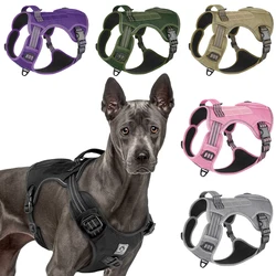 Arnés reflectante sin tirones impermeable para perro
