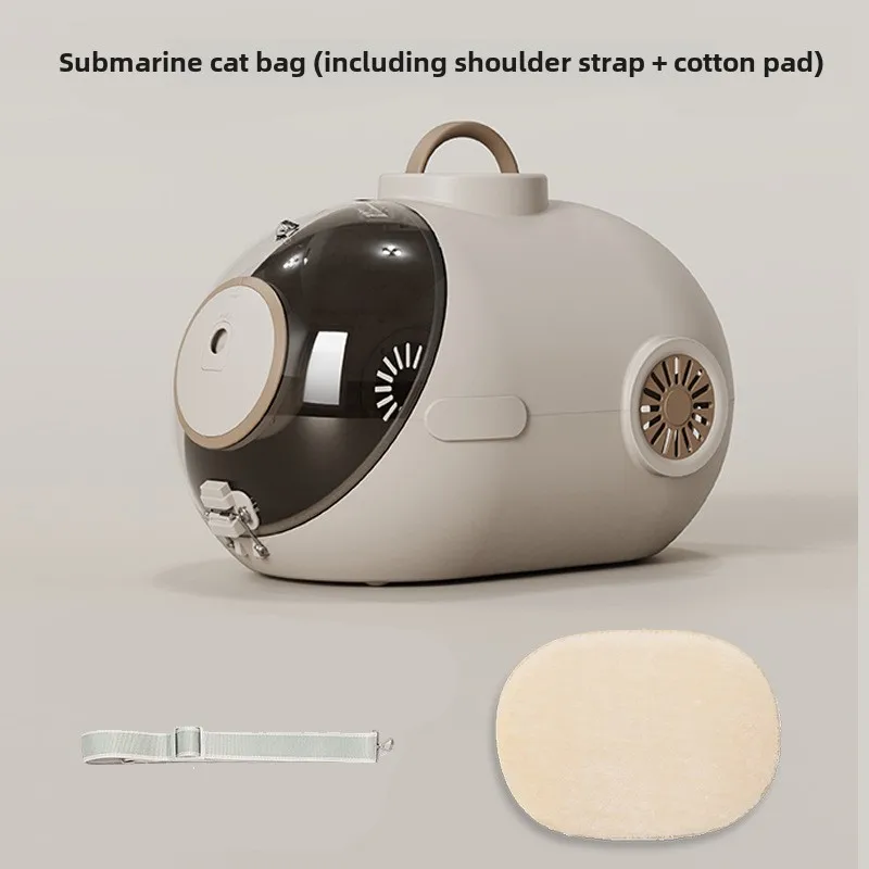 Bolsa para gatos de gran capacidad, cápsula espacial, mochila portátil con apertura cruzada para suministros saliente para mascotas, productos para gatos, accesorios para perros - imagen 5