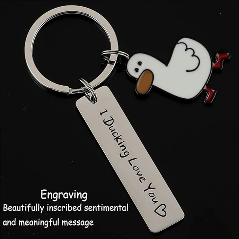 Llavero pato San Valentín para parejas – Regalo original - imagen 4