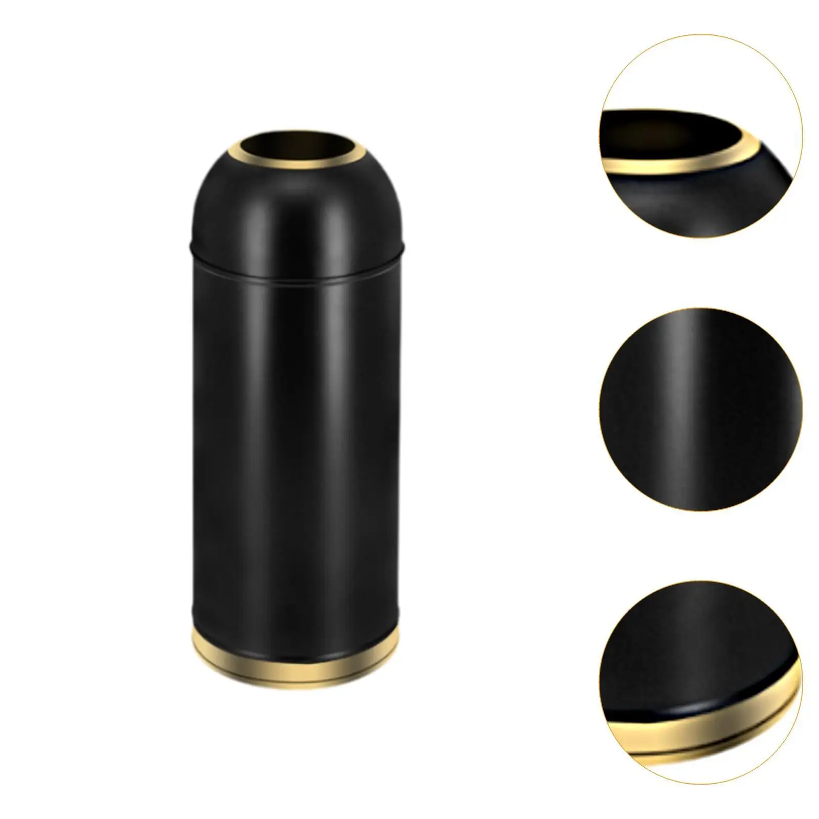 Commercial Trash Can Industrial Decorative Garbage Recycling Bin Wastebasket for Park Living Room Bedroom Kitchen Indoor Outdoor