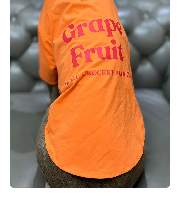 Primavera Verano fuera de ropa deportiva para perros grandes Golden Retriever Labrador trajes moda camiseta para perros medianos y grandes - imagen 3