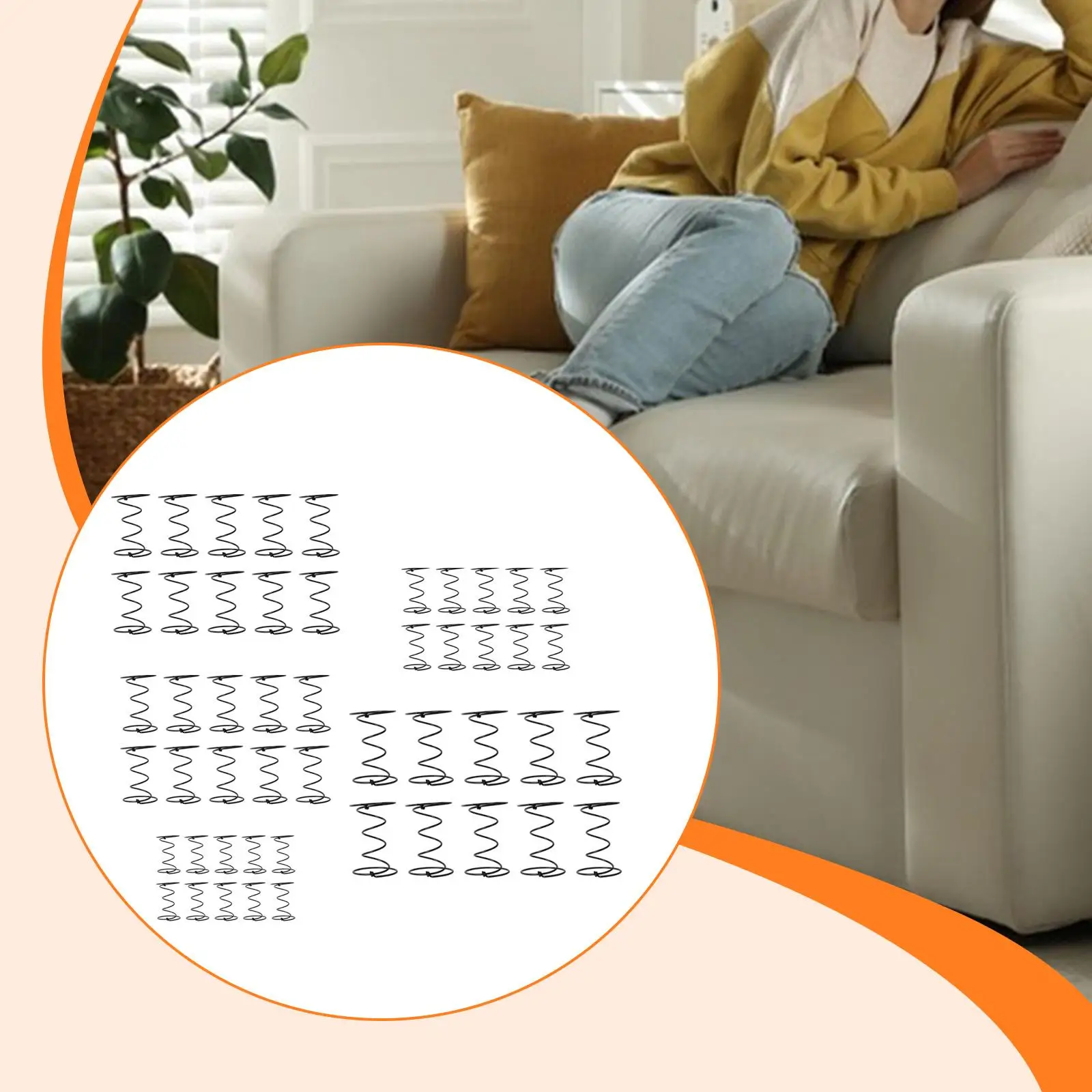 Resortes en espiral para tapicería - repuestos para muebles de gatos - imagen 4