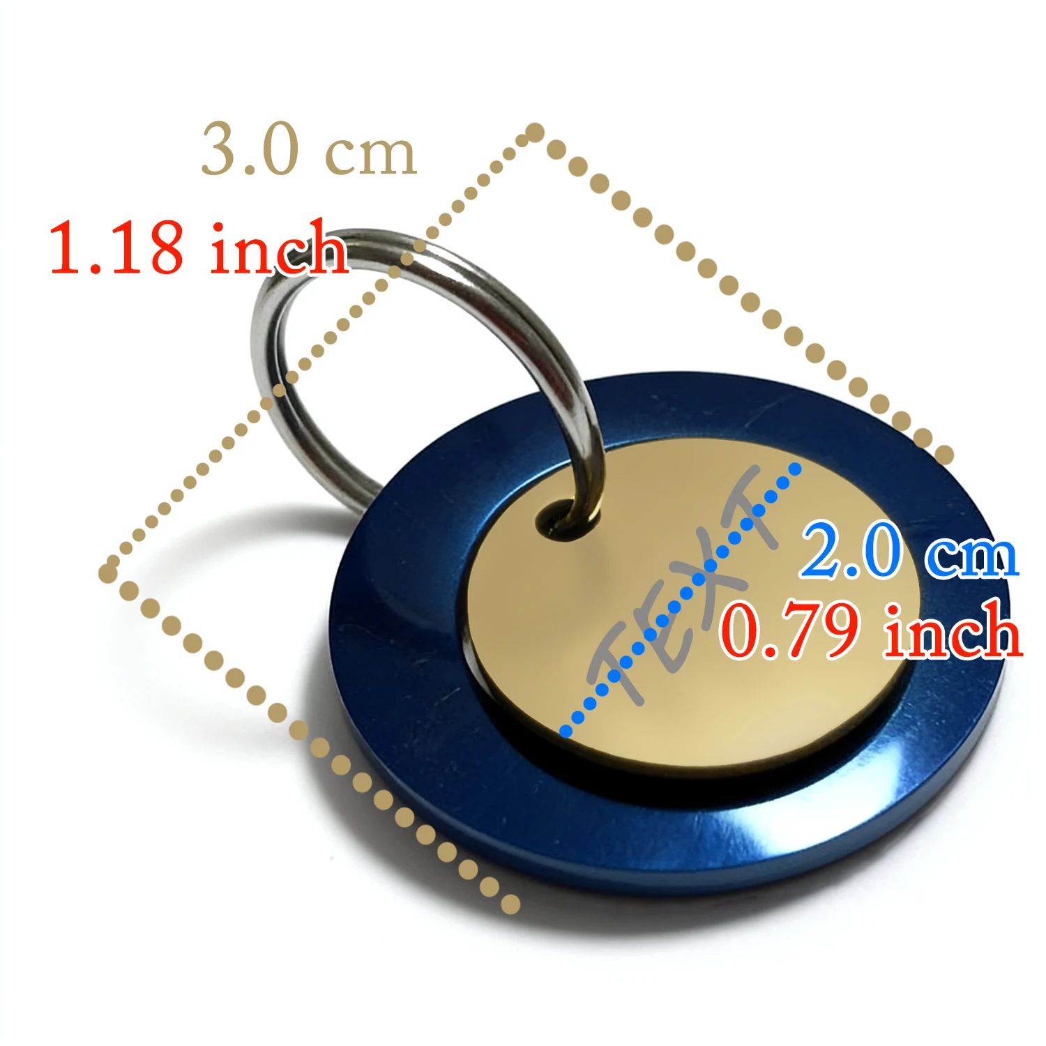 Placa de identificación para perro personalizada - Nombre y teléfono - imagen 4