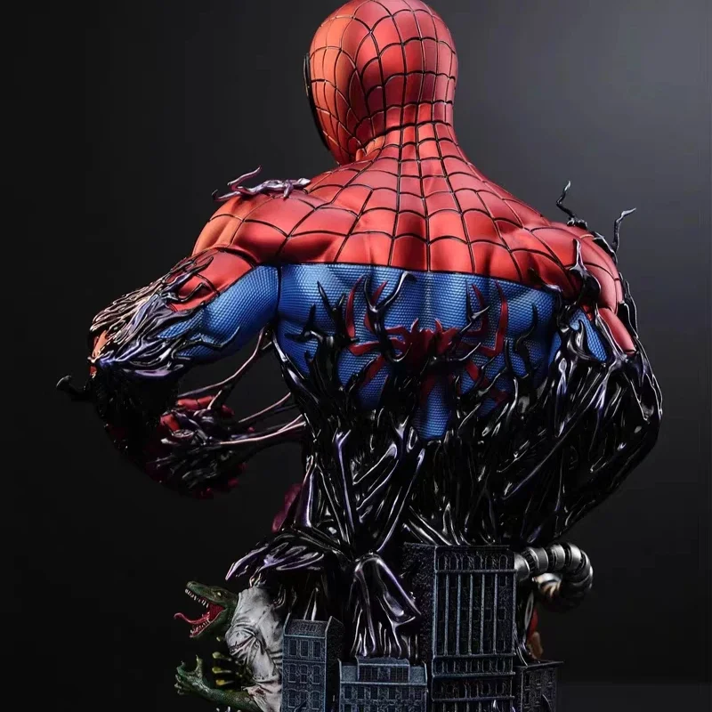 Modelo de resina de Spider-Man a escala 1/3, estatua de escena de película de Los Vengadores, adornos de decoración, figura coleccionable altamente detallada Premium