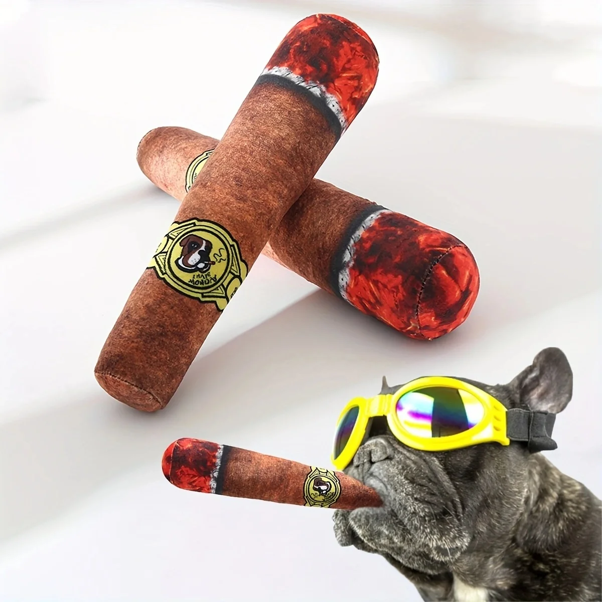 1Pc- Simulation Cigar Toy For Pets Chew Their Molars To Relieve Boredom
