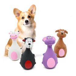 Juguetes masticables chirriantes para gatos y perros – 4 modelos