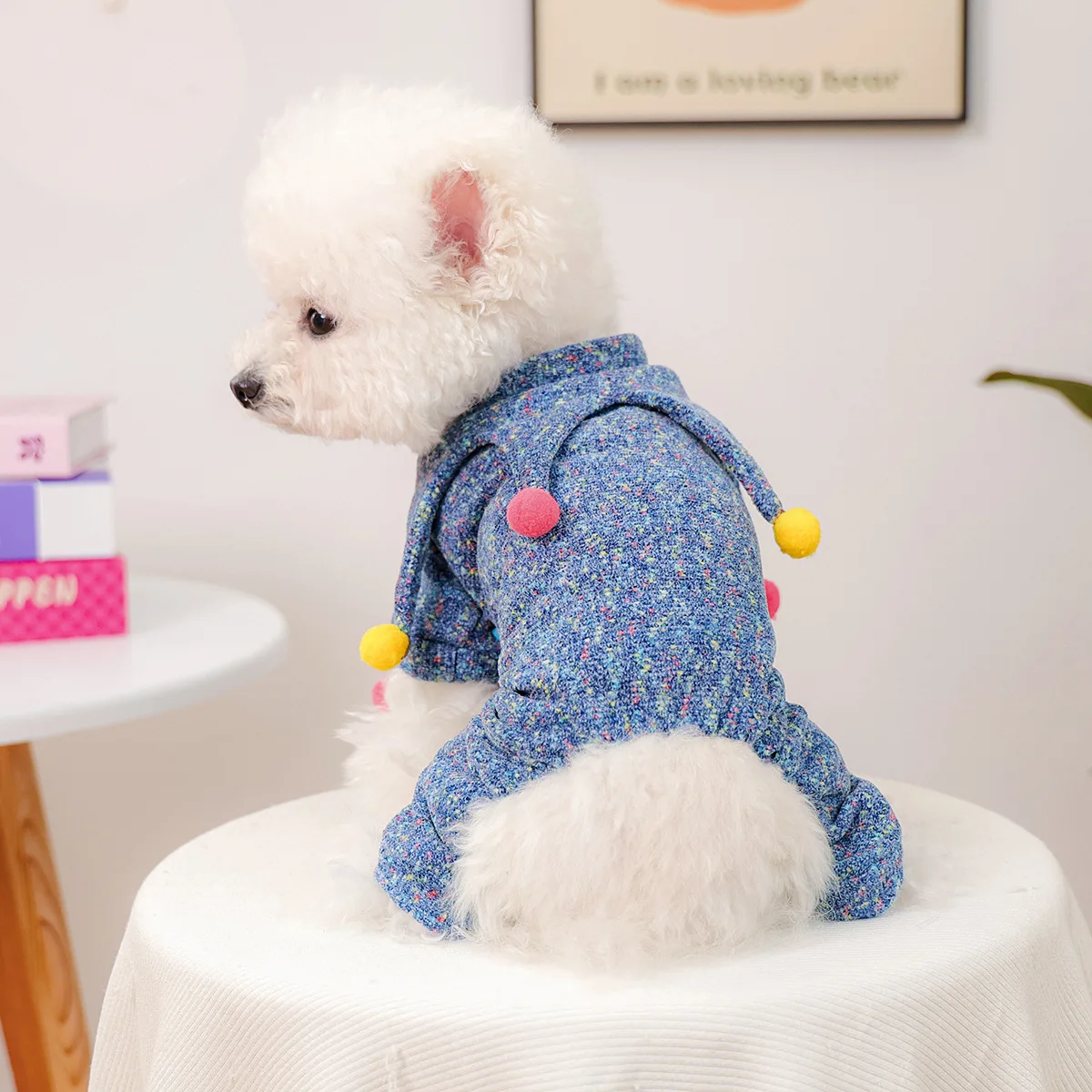 Suéter con capucha para perros – Ropa de invierno cómoda y moderna - imagen 4