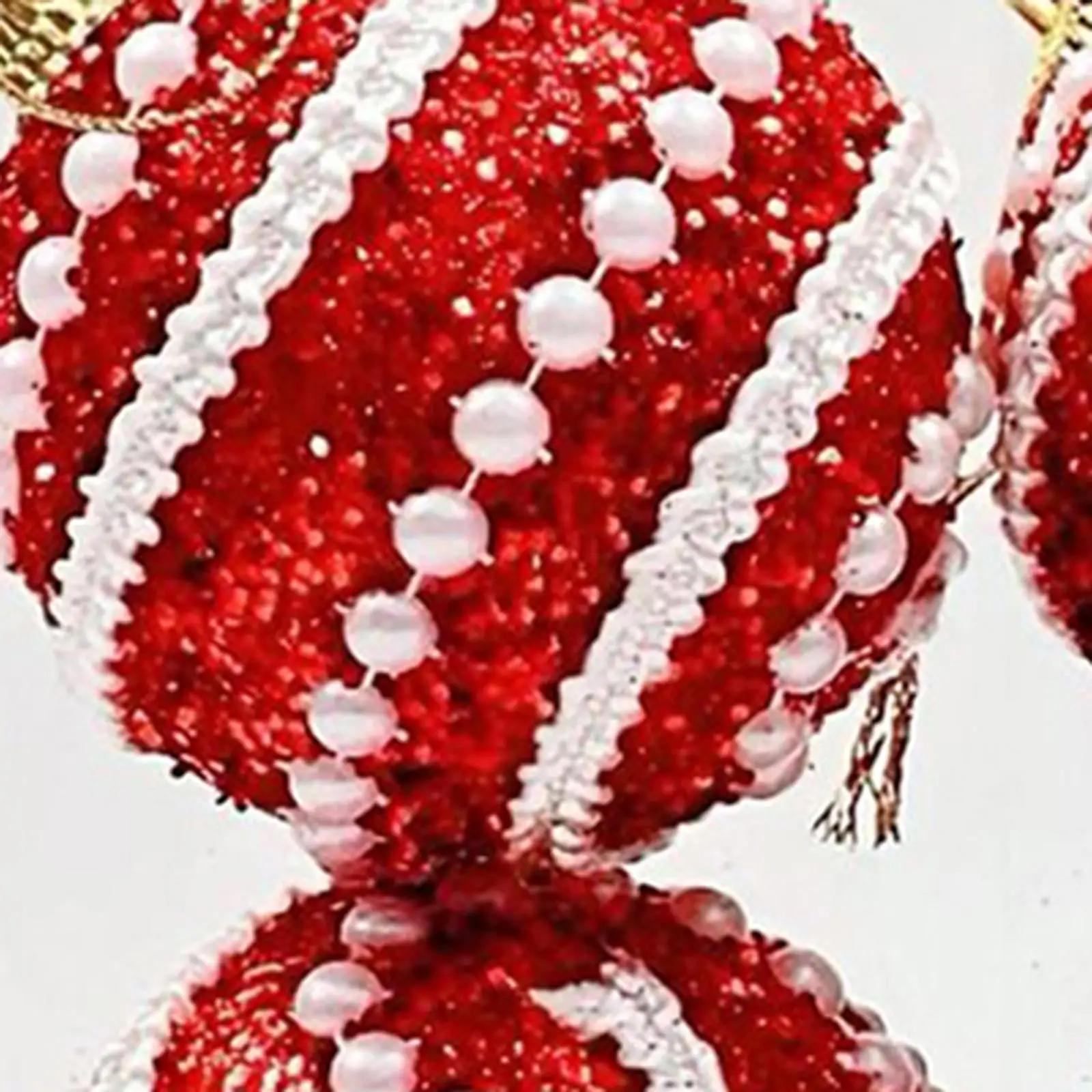 6x adornos navideños para colgar adornos de bolas navideñas colgantes de espuma para - imagen 5