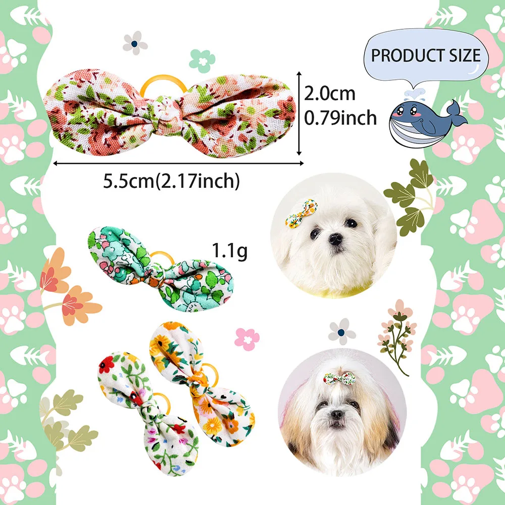 Lazos de colores para mascotas - Muestra de la variedad de tonos disponibles