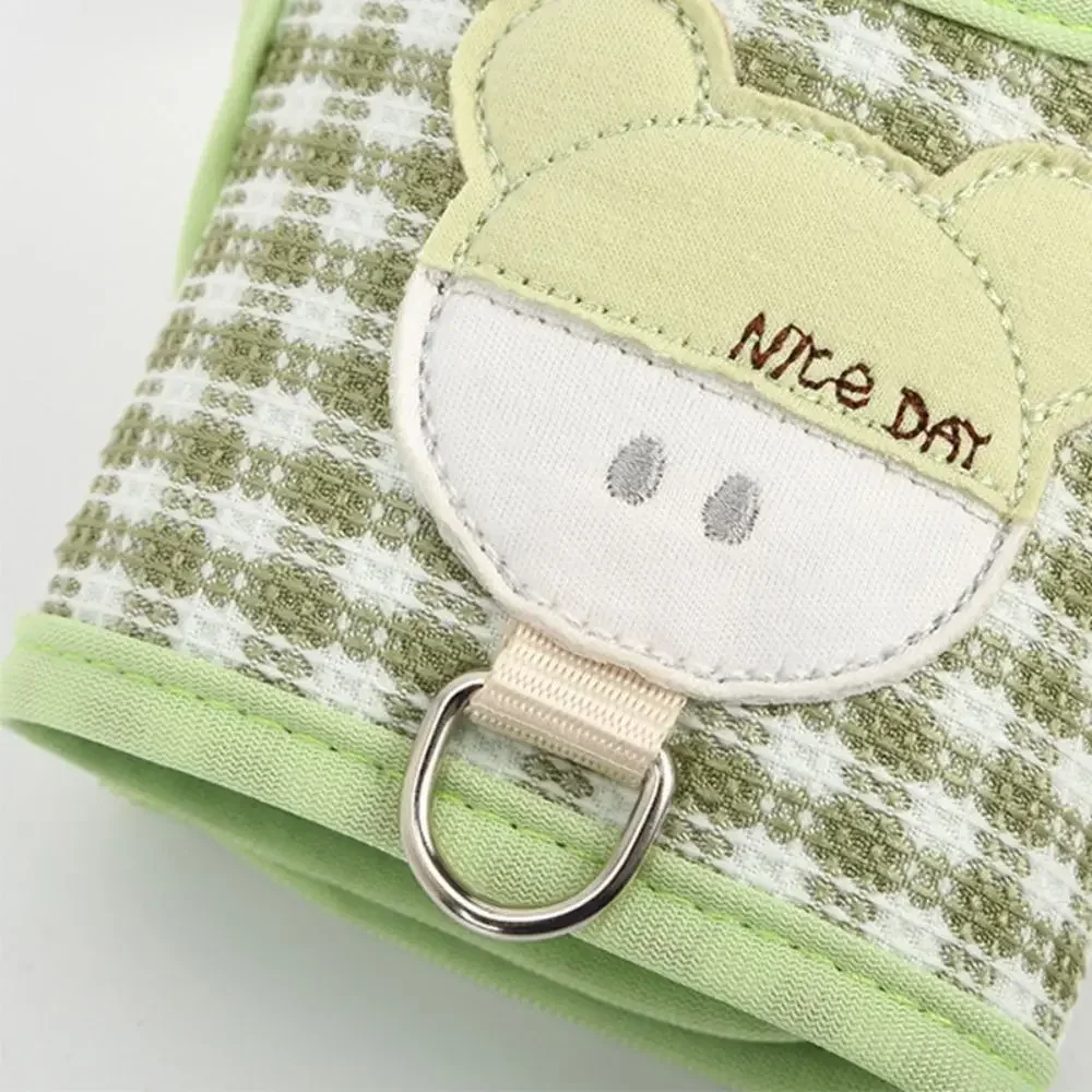 Correa para el pecho y la espalda de oso de peluche de malla, cuerda plana para el pecho y la espalda del perro, chaleco de cuerda para caminar, correa para el hombro para perro que camina - imagen 3