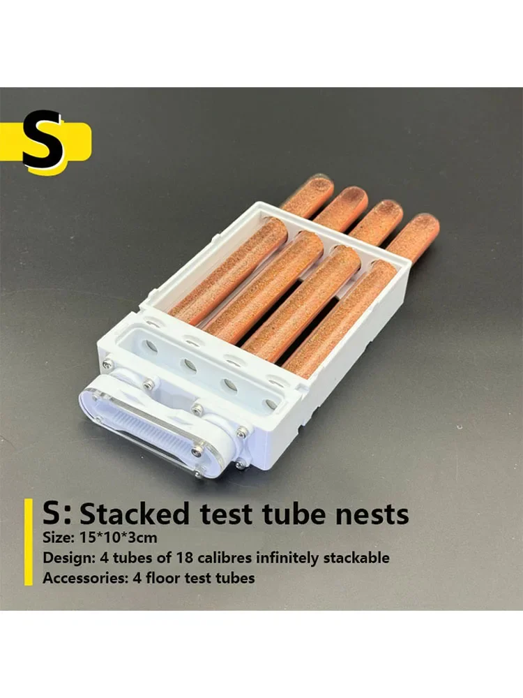 Ant Farm Ant House Insect Box Ant Nest Anthill Configurable 18 Calibre Test Tubes - imagen 2