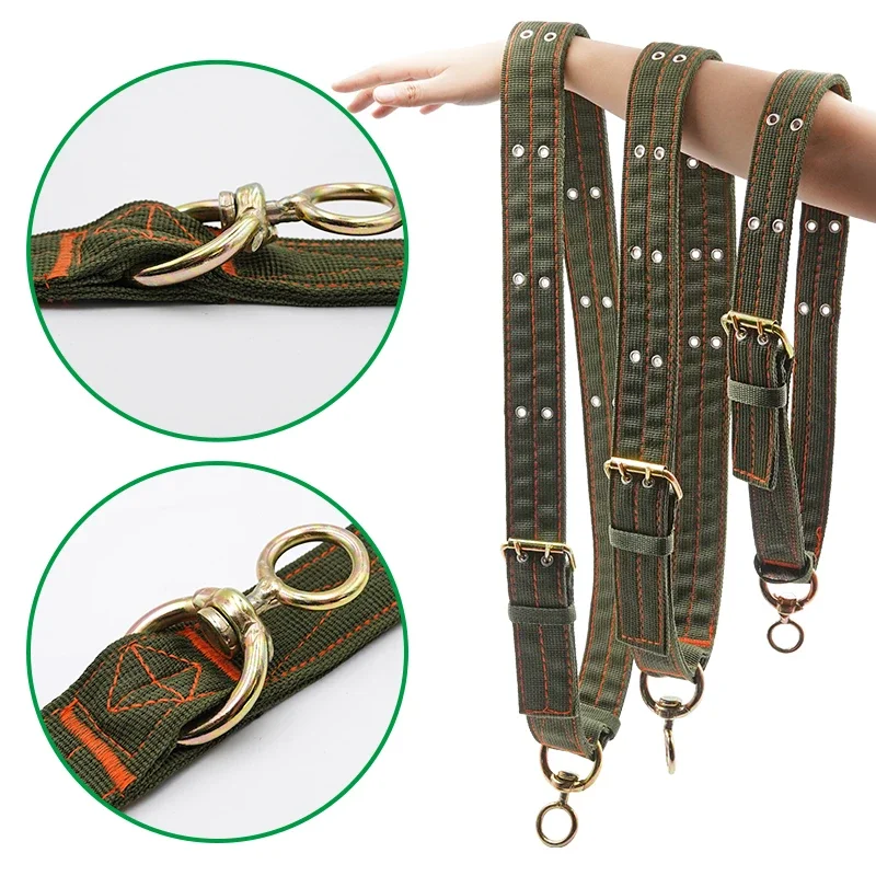 Collar de ganado, Collar de transporte de vaca, cinturón de lona ajustable, corbata duradera fuerte, equipo veterinario, suministro de alimentación de ganado, 1 ud. - imagen 2