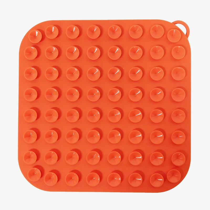 Alfombrilla de silicona para lamer para mascotas, comedero lento con succión, Mantel Individual para mascotas, antiasfixia, cuenco de alimentación de silicona, dispensador de alimentos - imagen 4