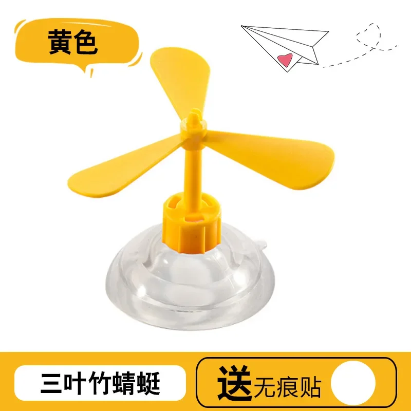 Casco con ventosa para mascota, gorra de bambú con forma de libélula, gato, perro, hélice de helicóptero, accesorios para mascotas, tocado de motocicleta para niños - imagen 4