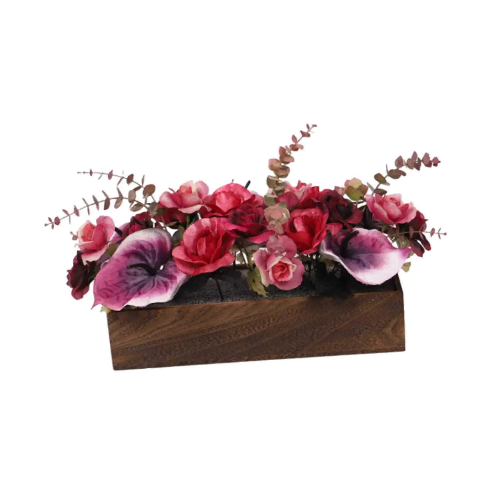 Artificial Pot Flowers Gift,Mini Potted Plants,Flower and Greenery,DIY Small Artificial Flowers for Tabletop,Bedroom,Mantle