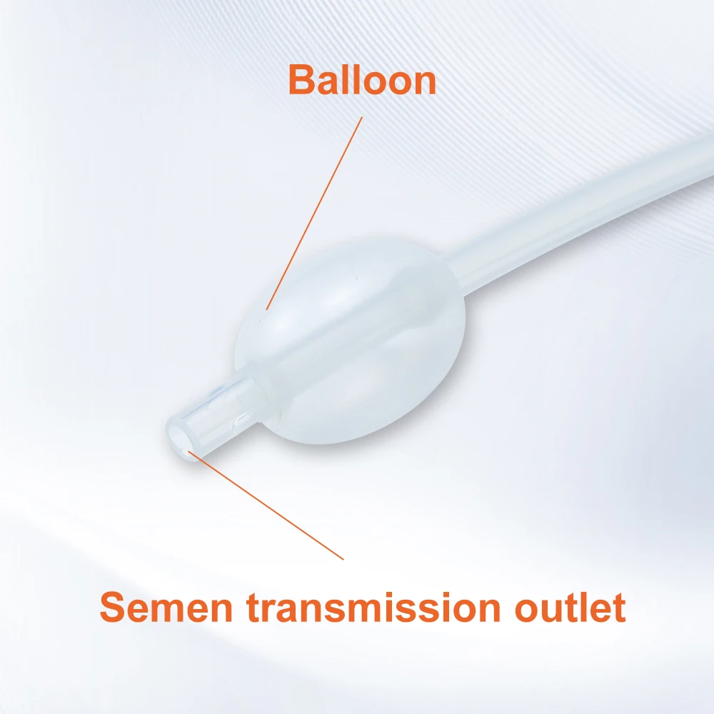 Catéter de inseminación de silicona, tubo AI de caballo 36Fr, 80cm con bolsa, herramientas de cría equina, equipo veterinario para Hospital de animales - imagen 5