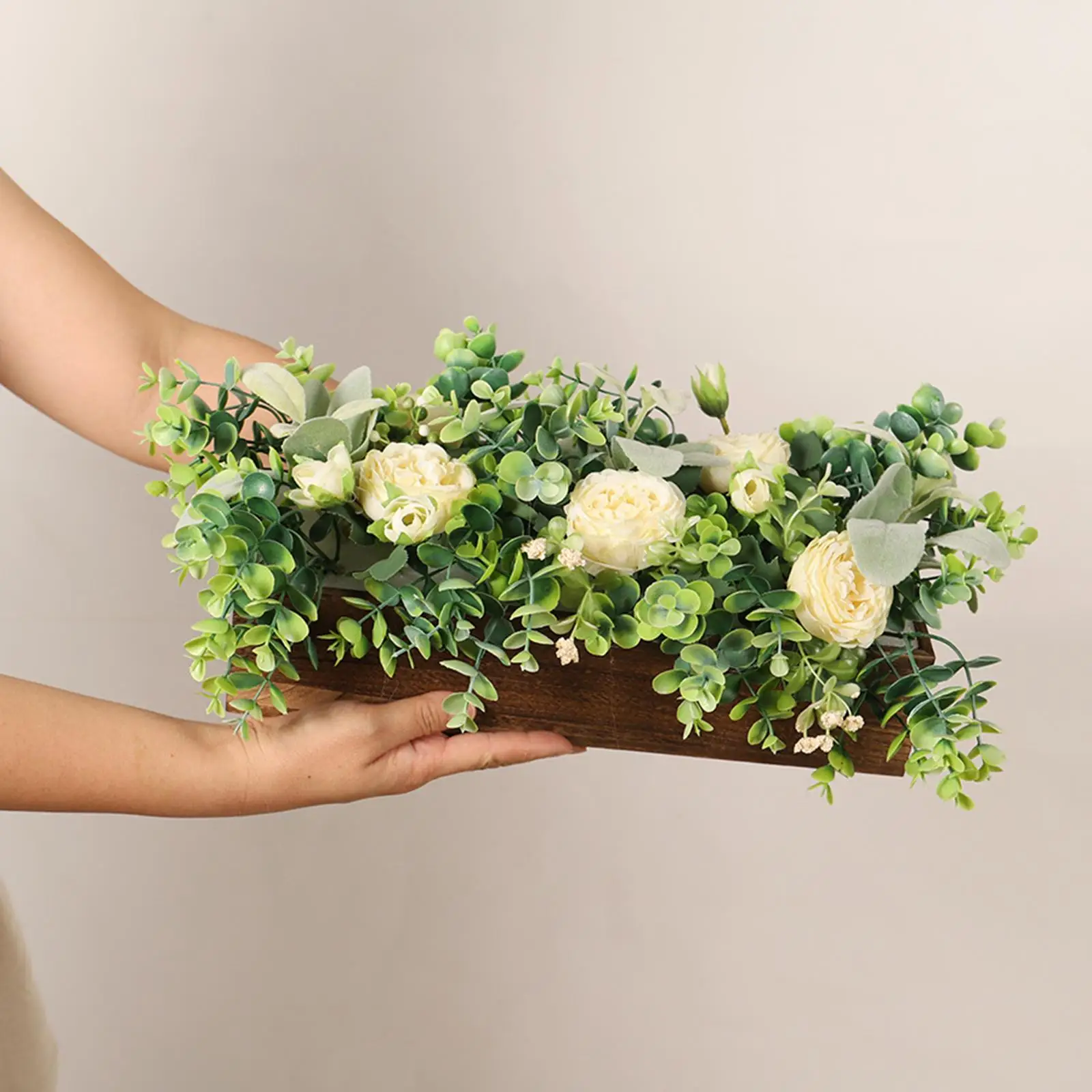 Centro de mesa Floral, flores artificiales, adorno decorativo de mesa, bonsái Artificial para estante, cafetería interior, sala de estar