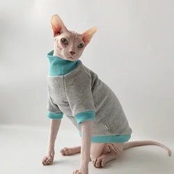 Jersey de lana para gatos Sphynx y Devon Rex - Abrigo suave para invierno
