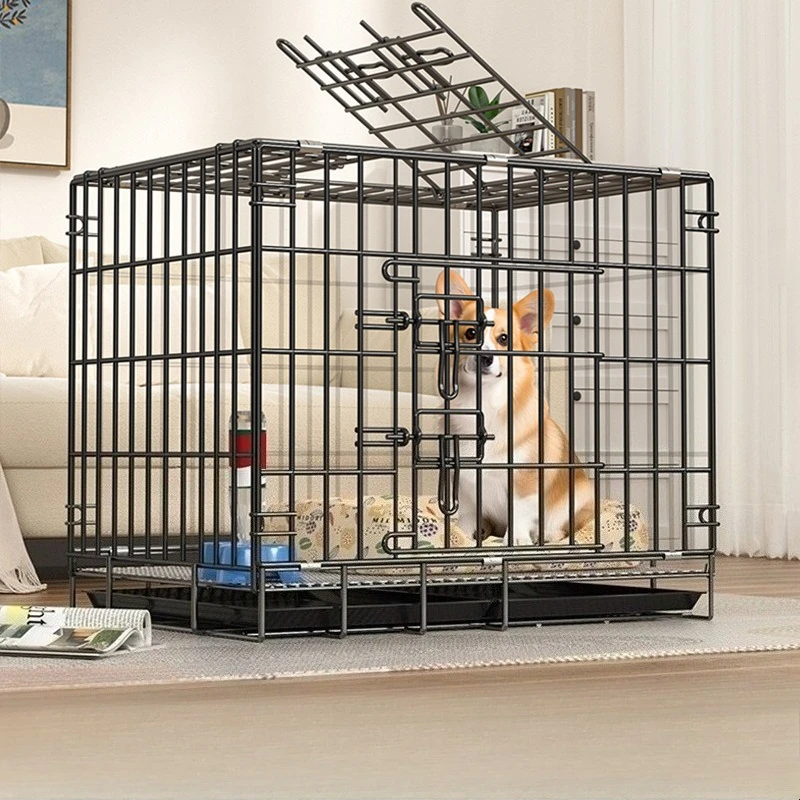 Jaulas para perros, jaula para mascotas mediana y pequeña, valla para perros grandes, perrera plegable para el hogar, jaulas para gatos, productos para mascotas