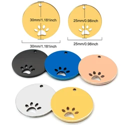 Placa identificativa gravable para perro y gato – Acero inoxidable