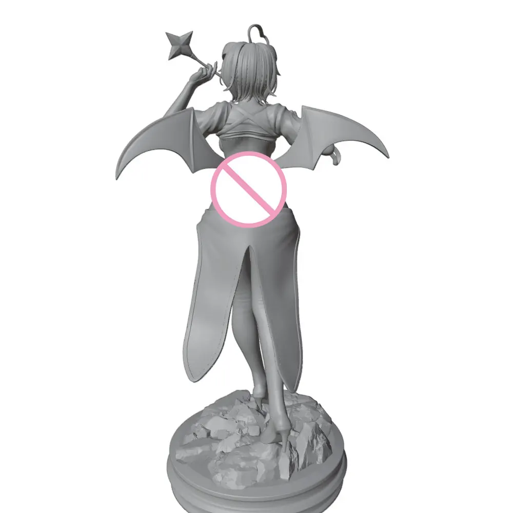 Kits resina gris 3D sin montar ni pintar – Muñeca sexy no gatos perros - imagen 5