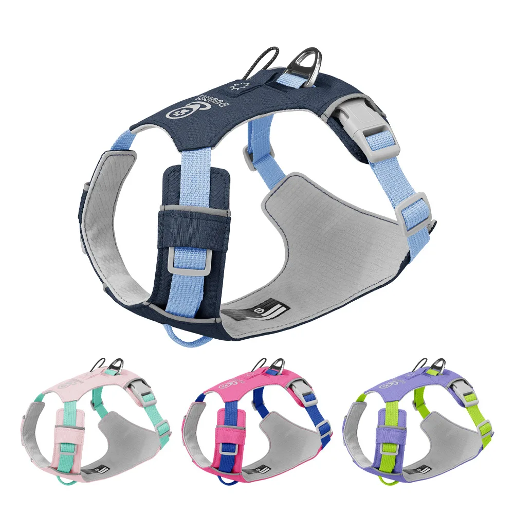 Arnés para perros a prueba de escape, ligero, malla transpirable de secado rápido con tiras reflectantes para perros pequeños, uso en exteriores - imagen 5