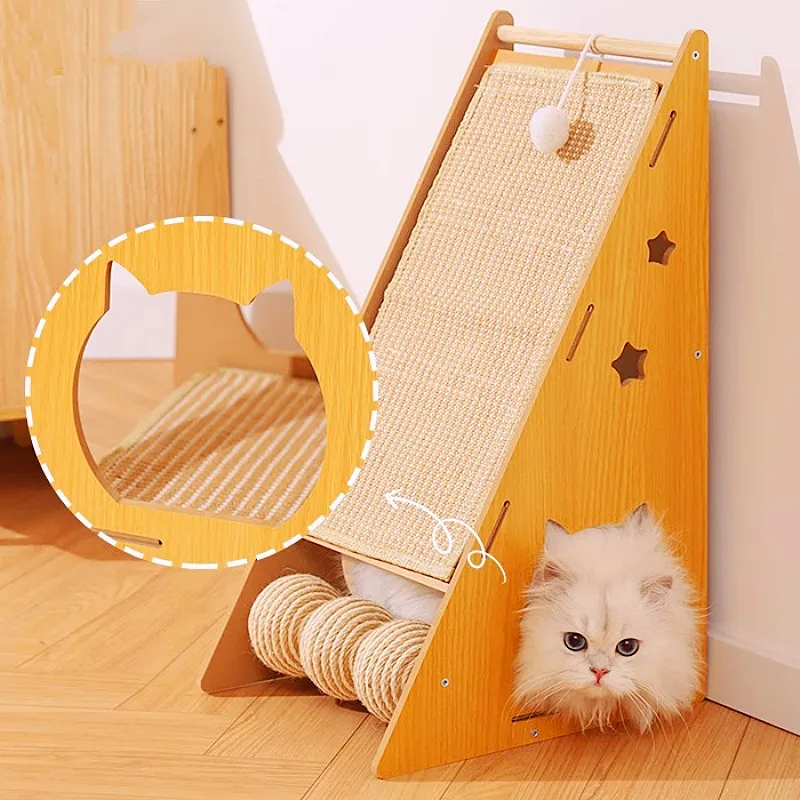 Rascador para gatos, tablero rascador de Sisal, poste rascador para gatos, garras, pulido, esteras para rascar gatos, Protector de sofá, suministros para mascotas - imagen 2
