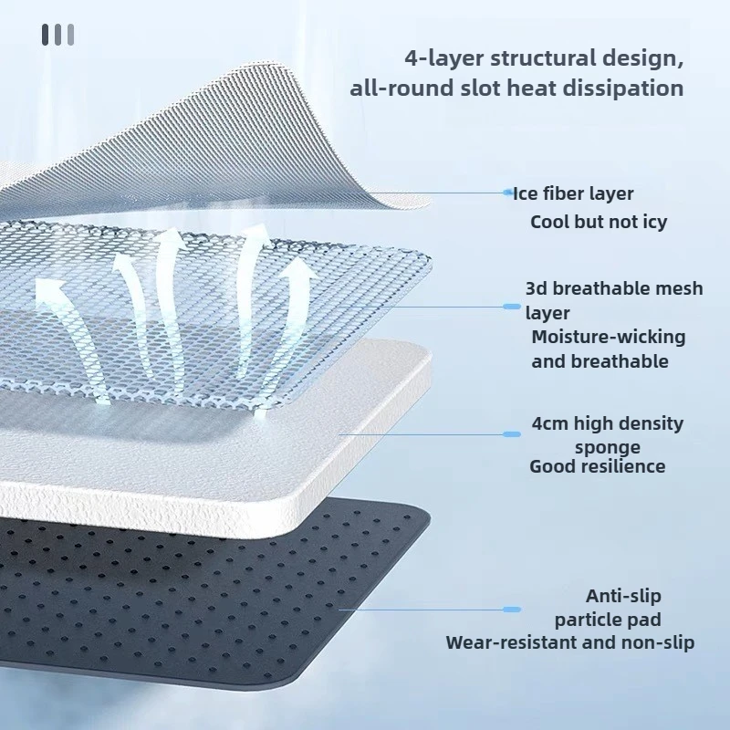 Alfombras frescas de verano para perros, almohadilla para dormir lavable y extraíble para mascotas, productos para mascotas, accesorios, manta duradera Interior para gatos, almohadilla de hielo para sofá - imagen 2