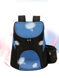 Nueva mochila para mascotas para primavera y otoño, bolsa de viaje para mascotas, mochila plegable y elástica para perros y gatos