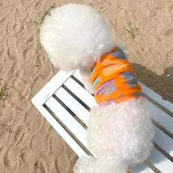 Chaleco peluche con correa para perros pequeños