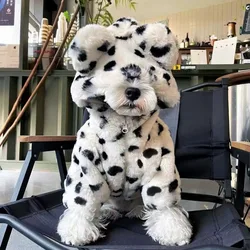 Sudadera con capucha para perros - abrigo calido invierno Leopardo