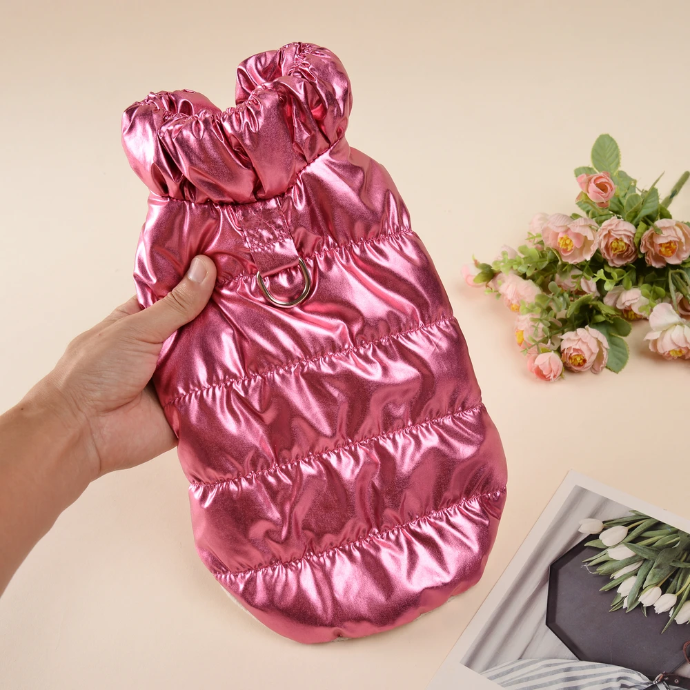 Ropa de lana para mascotas, abrigo cálido de otoño e invierno con anillo en D para gatos pequeños y medianos, chaqueta impermeable para cachorros y gatitos, gato Sphynx - imagen 3