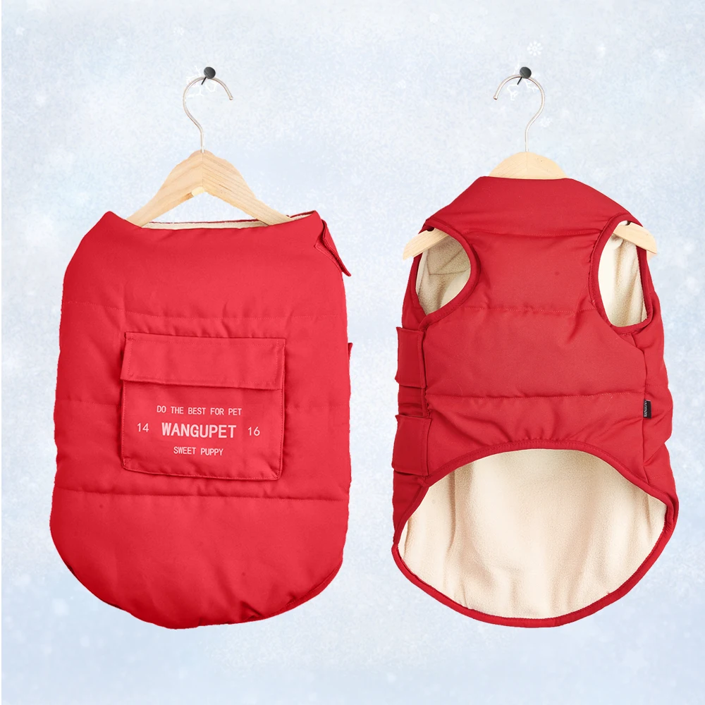 Chaqueta de lana gruesa para perro, chaleco cálido de invierno para interior y exterior, abrigo impermeable para mascotas, Bulldog Francés y Labrador - imagen 4