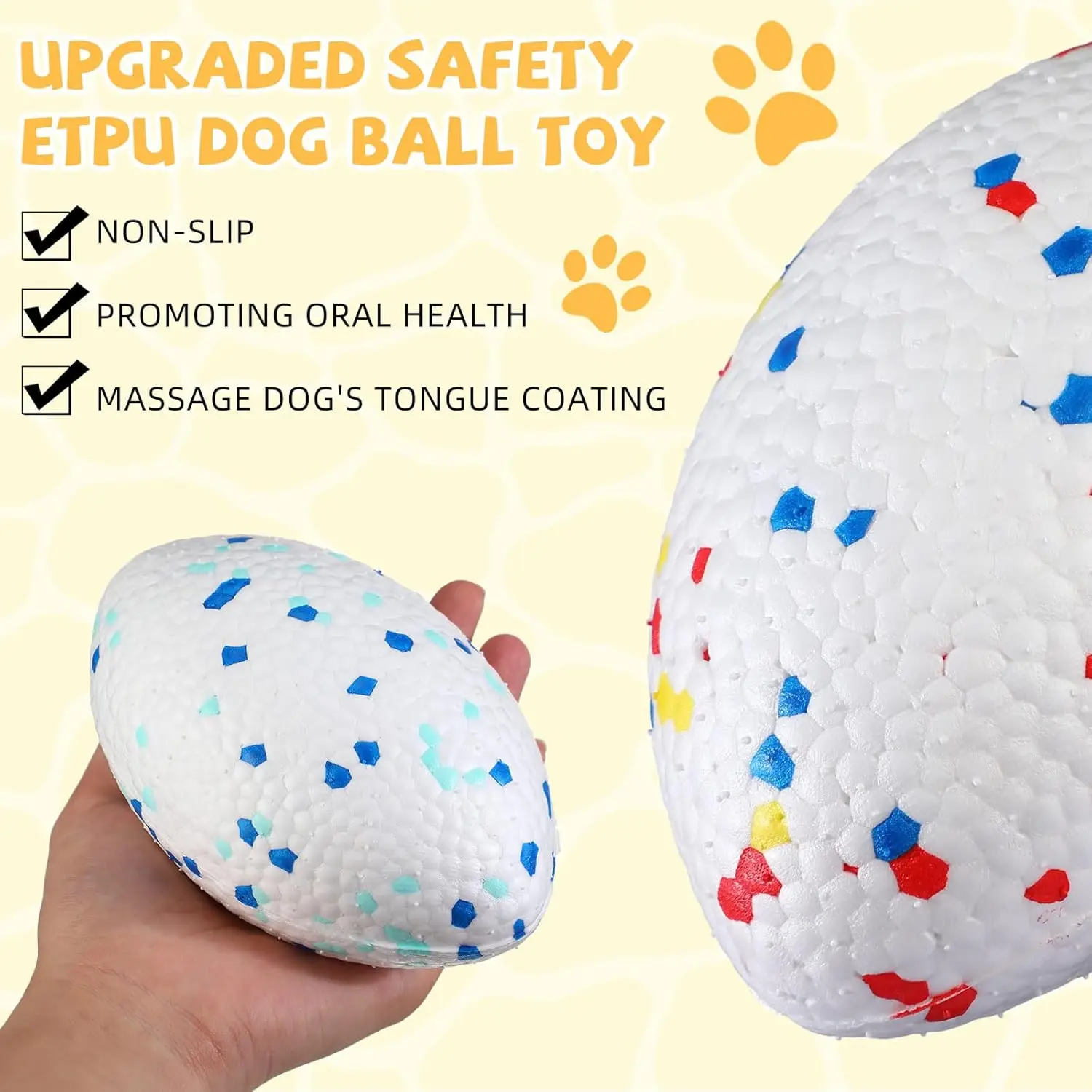 Pelota masticable resistente y flotante para perros - imagen 3