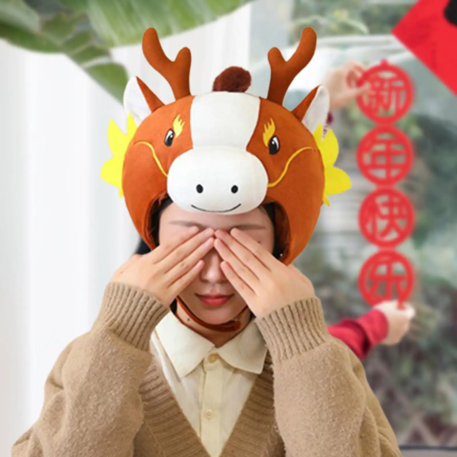 Horse Head Hat Decor Lightweight Party Favors DIY Crafting Brown Fancy Dress up Cosplay Cap for Adults Thanksgiving Festival Horse Head Hat Decor Lightweight Party Favors DIY Crafting Brown Fancy Dress up Cosplay Cap for Adults Thanksgiving Festival