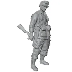 Figura soldado resina miniatura sin pintar para rol y coleccionismo