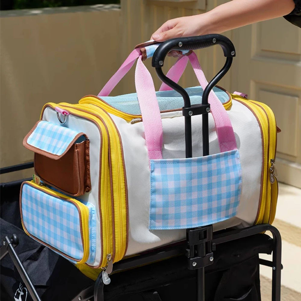 Mochila transportadora plegable y transpirable para perros pequeños - imagen 5