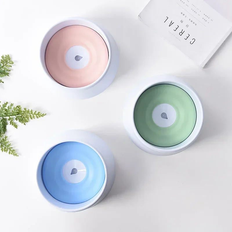 Bebedero de agua para mascotas, cuenco flotante de plástico que no moja la boca para cachorros y gatos, cuenco antisalpicaduras para beber para perros, productos para mascotas - imagen 3